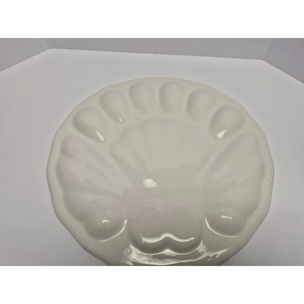 Vintage UCAGCO Deviled egg dish  w/ Egg Shaped S&P Shakers